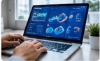 Content management on a laptop